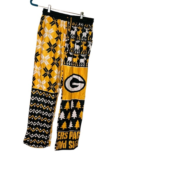 Nfl Green Bay packers holiday pajamas ugly sweater Christmas pjs M set - Picture 5 of 6